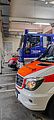 Passt gut rein: der Gerätekraftwagen der Neuköllner Bergungsgruppe in der Feuerwache Wilmersdorf. Quelle: THW/ Heiko Radde 