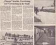 Zu der Zeit galt die Übung 'Omega' als die größte Katastrophenschutzübung der Nachkriegszeit. Quelle: Berliner Morgenpost