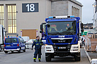 Der Neuköllner LKW wurde mit Tonnen von Lebensmitteln beladen. Quelle: THW/ Florian Klawonn