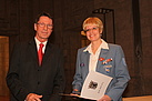 Anja Villwock wurde mit der Sonderstufe geehrt. Foto: THW / Joachim Schwemmer