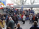 Begeisterte Fans auf der Tribüne. Foto: THW/Joachim Schwemmer, THW/Anja Villwock