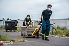 20 Hochbeete retten die Neuköllner THW-Helfer vor der Müllkippe. Quelle: THW/ Yannic Winkler