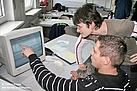 Führen des Einsatztagebuches am PC. Fotos: THW/Anja Villwock, THW/Florian Knapp