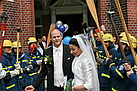 Das glückliche Brautpaar. Foto: THW/Florian Knapp, THW/Martin Loibl