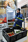 THW-Ehrenamtliche aus allen Berliner Bezirken halfen beim Einsammeln von Obst und Gemüse. Quelle: THW/ Florian Klawonn