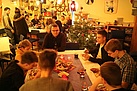 Die Ehrungen fanden im Rahmen der Weihnachtsfeier statt. Quelle: THW/ Joachim Schwemmer