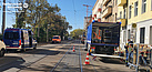 Die THW-Fahrzeuge sind in Berlin im Einsatz. Quelle: THW/ Yannic Winkler